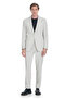Linen Slim Fit Mono Collar Casual Suit