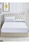 Striped Fitted Sheet Set 150x200 cm Queen – 1 Fitted Sheet + 2 Pillowcases, 30cm Deep