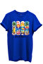 Beach Please Written Colorful Beach and Sunset Themed 100% Cotton Regular Fit Unisex T-Shirt
