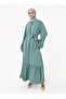 Hijab Dress with Flange Detail on the Sleeves - Çağla - - 2