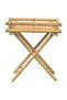 Folding Tray Table 60x40x68 cm Bamboo - 4