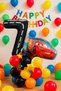 7 Years Old Cars Cars Lightning Mcqueen Race Car Concept Balloon Set Race Car Birthday Set