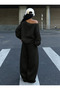 Women's Black Plus Size Baggy Loose Fit Stretchy Comfortable Fabric Sweatpants Bottoms SHAH MODAhjn - 2
