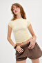 Crew Neck Modal Basic T-Shirt P0365 - 4