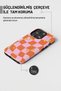 iPhone 15 Pro Max Double Layer Armor Protection Checkers Glossy Premium Protect Phone Case - 5