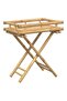 Folding Tray Table 60x40x68 cm Bamboo - 6