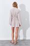 Women's Beige Waist Seated Shirt Collar Dress - 6