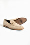 Neolit ​​Suede Leather Loafer Shoes with Sole Buckle Detail - 4