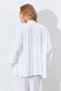 Women's Ecru Open Front Casual Basic Jacket - 6