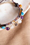 Certified Scorpio Natural Stone Double Macrame Bracelet - 6