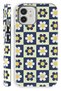 Case for iPhone 11 Dual Layer Shock-Absorbing Protection Checkerboard Daisy Glossy Superior Protect Phone Case