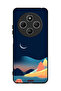 Xiaomi Redmi 14R 5G Protective Case Cover Moon Abstract Drawing Art