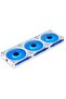 Lian Li Uni SL-INFINITY 120 RGB Triple Pack مراوح بيضاء مع وحدة تحكم - 2