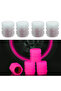 4pcs Fluorescent Pink Car Tire Valve Cap ABS Motorcycle Wheel Tyre Air Valve Stem Cover Luminous ... - 2