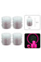 4pcs Fluorescent Pink Car Tire Valve Cap ABS Motorcycle Wheel Tyre Air Valve Stem Cover Luminous ... - 6