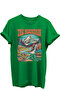 The Mountain Written Mountain Landscape and Waterfall Printed 100% Cotton Regular Fit Unisex T-Shirt