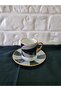 Handmade 4 Piece Porcelain Turkish Coffee Cup Set for 2 People Demas Series - 2