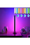 إضاءة LED ذكية محيطة 2 أضواء تدفق RGB تحكم تطبيق بلوتوث في التلفزيون والكمبيوتر