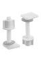 2 Sets Plastic Toilet Cover Hinge Repair Fixing Screws Universal Replacement Toilet Cover Set Scr... - 4