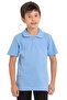 Unisex Combed Cotton Polo Neck School T-Shirt