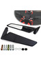 black For YAMAHA MT 07 MT07 MT 09 MT09 SP MT 10 MT10 SP Motorcycle Mirrors Stealth Winglets Mirror K