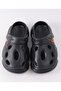 Printed Clogs with Backstraps - Black - 7
