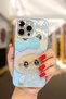 حافظة متوافقة مع هاتف Apple iPhone 16 Pro Max من السيليكون بنمط Labubu