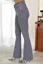 Porven Gray High Waist Flare Jeans - 4