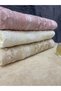 Pelin 3-Piece Dowry Hand and Face Towel 100% Cotton, Velvet Textured, Lace & Laced - 4