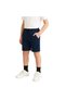 Kids French Terry 100% Cotton Shorts - Navy