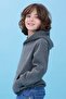Unisex Hooded Kangaroo Pocket Hooded Winter Sweatshirt - Anthracite - 6