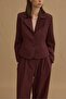 Pens Detailed Jacket Claret Red - 8