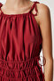 Modal Dress with Strap Tie Detail Lub0156 Tile - 4