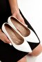 Kanger White Matte Goblet Heeled Shoes Classic Stiletto - 3