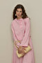 Eyelet Modal Skirt Suit Pink - 7