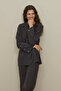 Eyelet Detailed Trouser Suit Anthracite - 2