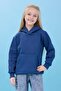 Unisex Hooded Kangaroo Pocket Hooded Winter Sweatshirt - Indigo - 2