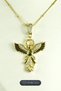 Gold Color Necklace with Phoenix Figure - 2