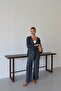 Women's 100% Cotton Muslin Lace-Up Anthracite Kimono - 6