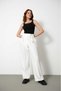 Women's High Waist Pleated Palazzo Pants - 4