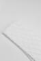 Single Plaid Embossed Combed Cotton Pantyhose Bs50105 White - 4