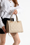 Quilted Patterned Women's Handbag with Chain Strap – Modern Interpretation of Elegance - 3