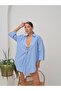 Women's Linen Single Tie Pareo Shirt - 4