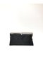 Black Color Satin Fabric Stylish Stone Evening Dress Clutch Portfolio Chain Strap Hand Wedding Engagement Henna Evening Bag - 2