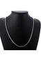 Stainless Steel Italian Snake Back Pipe 3 mm Unisex Necklace 60 cm Nz57 - 2