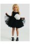 Floral Detail Tulle Dress