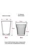 Acrylic Navy Blue 6-Piece Short Glass & Water Soft Drink Coffee Side Glass 300 ml (Not Glass) - 4