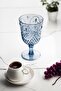 Acrylic Navy Blue Single Goblet & Water Soft Drink Coffee Side Glass 450 ml (Not Glass) - 2