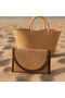 Handmade Handheld Detailed Jute Straw Bag, Envelope Portfolio Bamboo-Wicker Color Clutch Bag. - 2