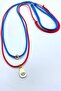 Blue and Red Twisted Rope Necklace Set with Evil Eye and Dorica Figures (2 Pieces) - 2